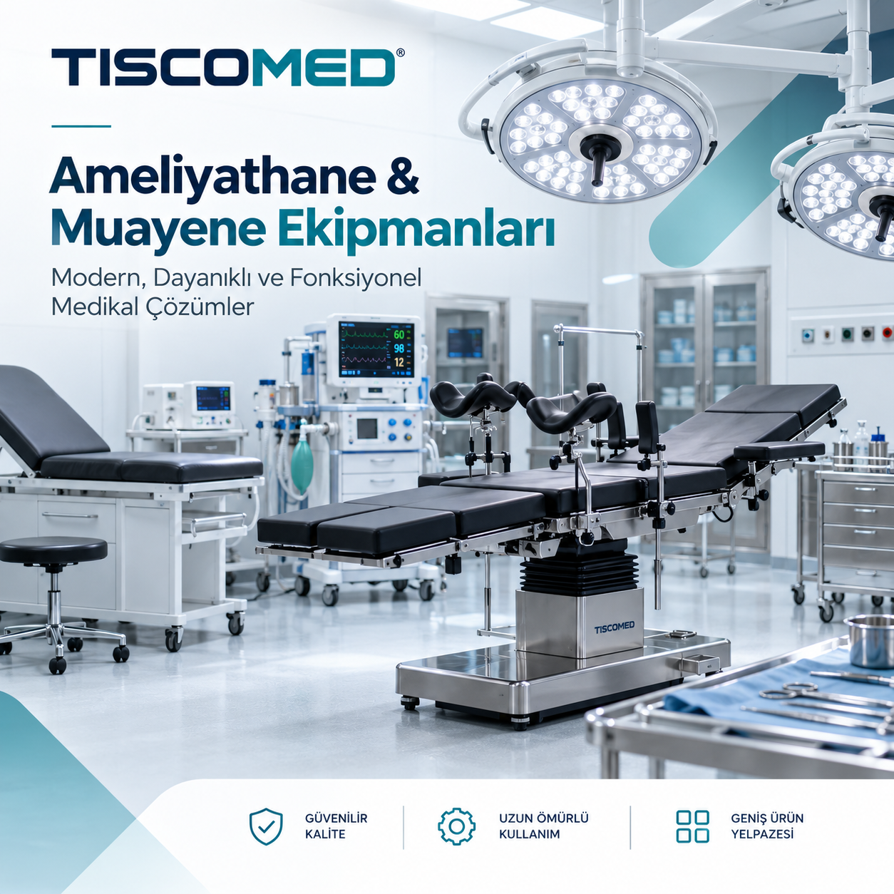 Ameliyathane ve Muayene Ekipmanları: Özellikleri, Çeşitleri ve Kullanım Alanları